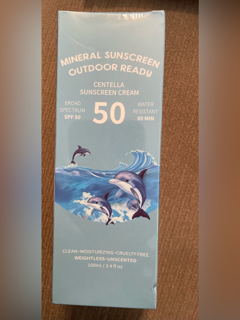Centella Mineral Sunscreen Cream SPF 50 - Blue Date 2028 New